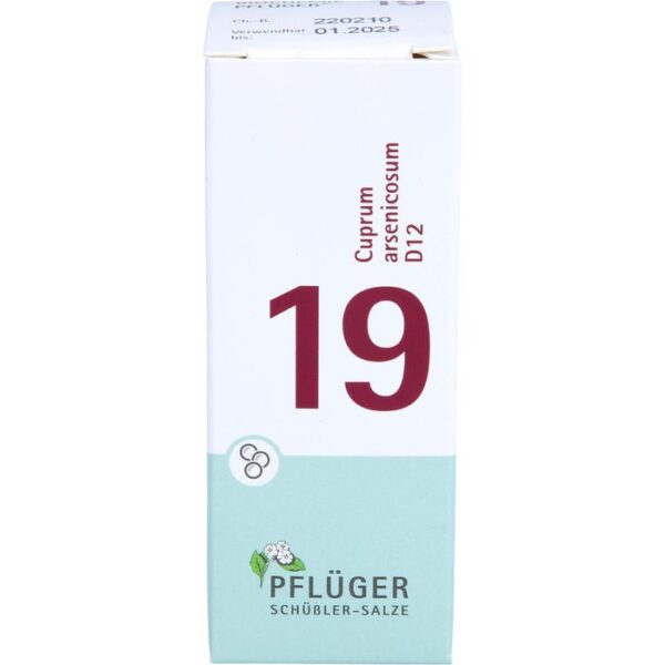 BIOCHEMIE Pflüger 19 Cuprum arsenicosum D 12 Glob. 15 g