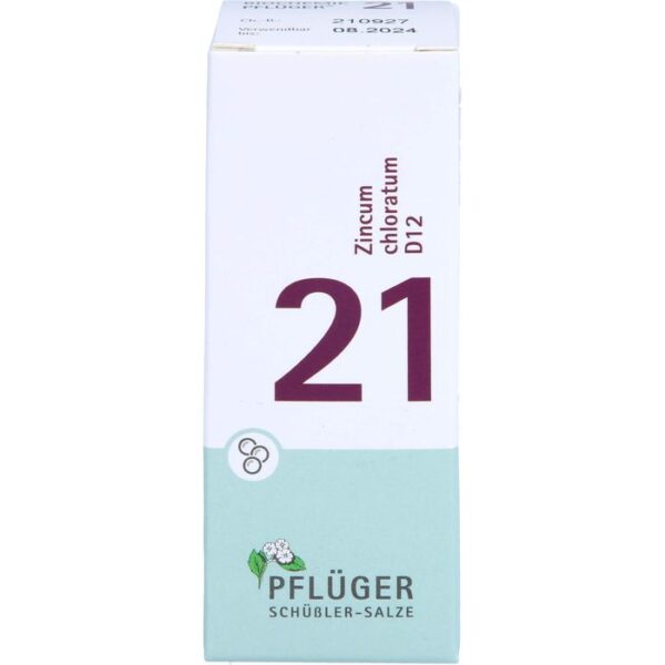 BIOCHEMIE Pflüger 21 Zincum chloratum D 12 Globuli 15 g