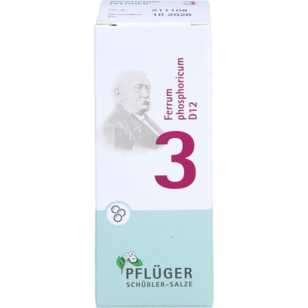 BIOCHEMIE Pflüger 3 Ferrum phosphoricum D 12 Glob. 15 g