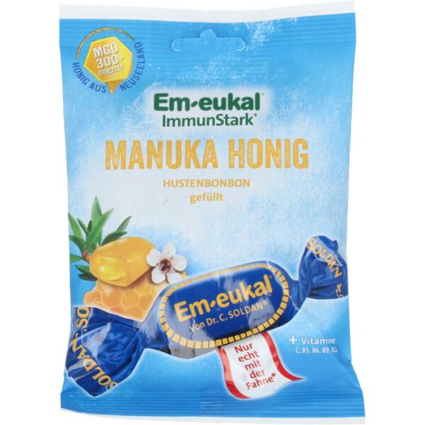 EM-EUKAL Bonbons Manuka-Honig gefüllt zuckerhaltig 75 g