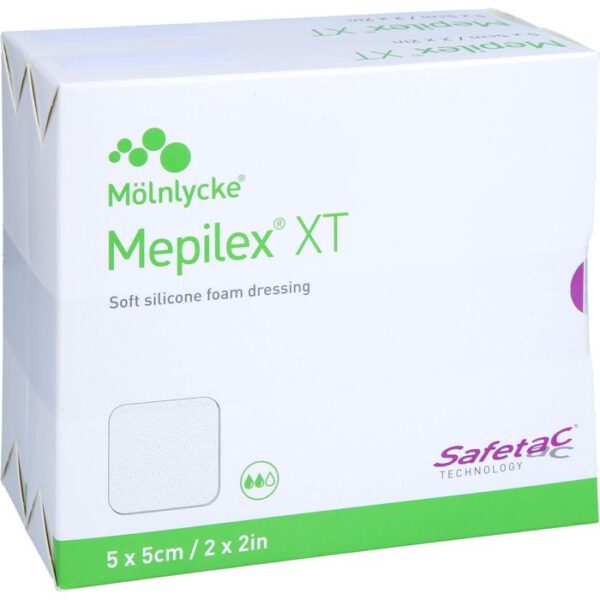 MEPILEX XT 5x5 cm Schaumverband 10 St.