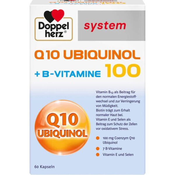 DOPPELHERZ Q10 Ubiquinol 100 system Kapseln 60 St.