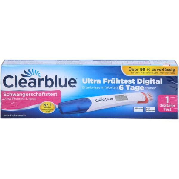 CLEARBLUE Schwangerschaftst.Ultra Frühtest digital 1 St.