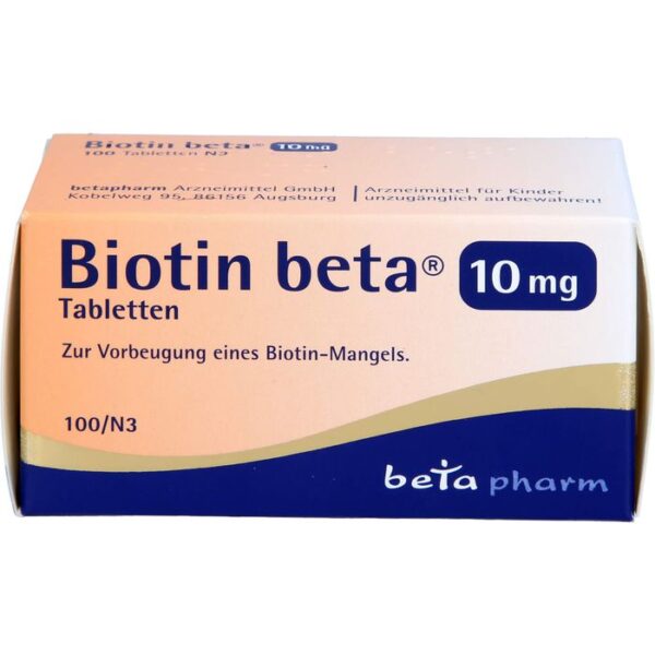 BIOTIN BETA 10 mg Tabletten 100 St.