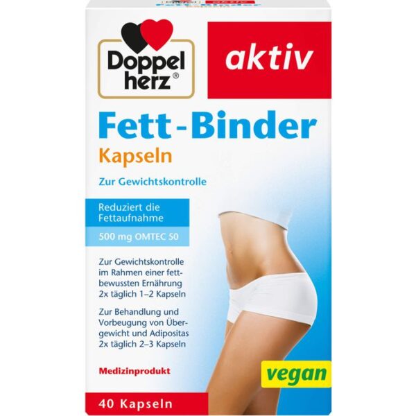 DOPPELHERZ Fett-Binder Kapseln 40 St.