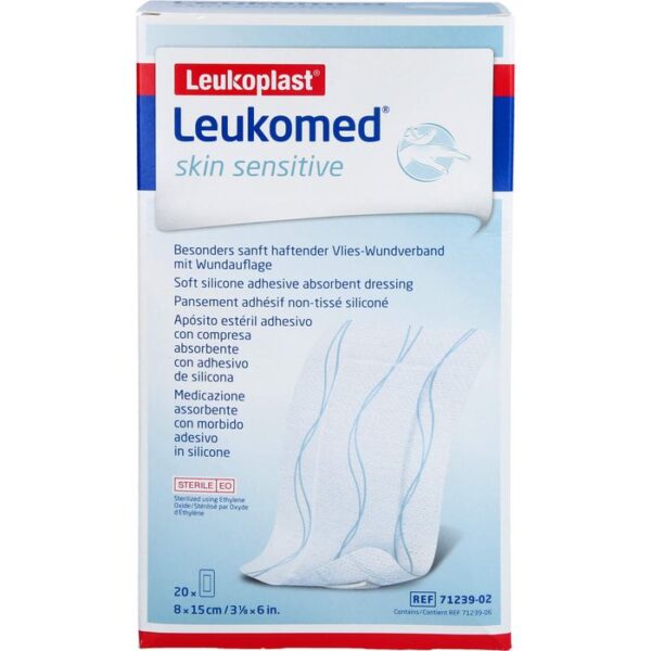 LEUKOMED skin sensitive steril 8x15 cm 20 St.