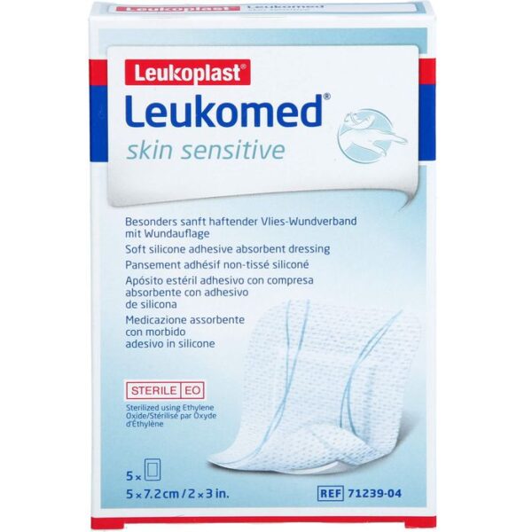 LEUKOMED skin sensitive steril 5x7,2 cm 5 St.