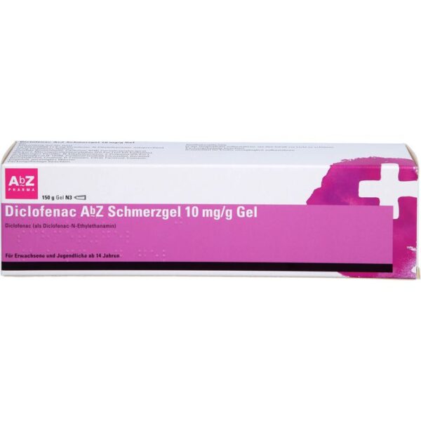 DICLOFENAC AbZ Schmerzgel 10 mg/g 150 g