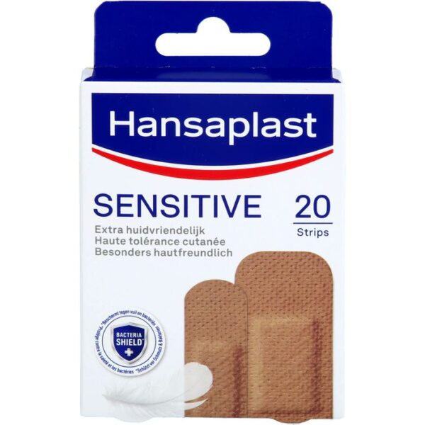 HANSAPLAST Sensitive Pflasterstrips hautton medium 20 St.