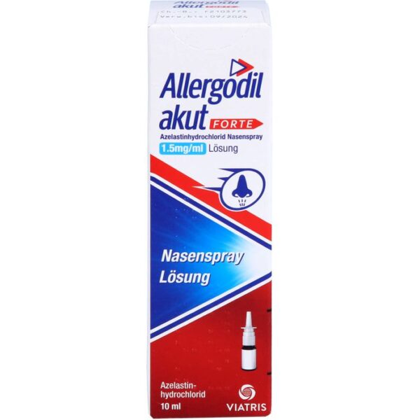 ALLERGODIL akut forte 1,5 mg/ml Nasenspray Lösung 10 ml