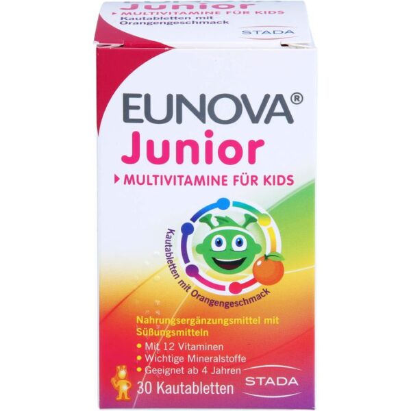 EUNOVA Junior Kautabletten m.Orangengeschmack 30 St.