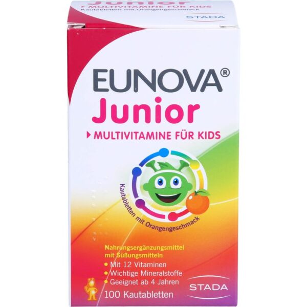 EUNOVA Junior Kautabletten m.Orangengeschmack 100 St.