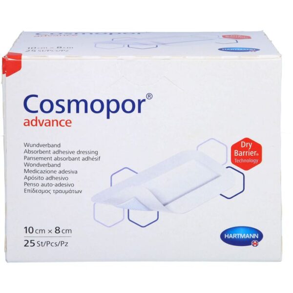 COSMOPOR Advance Wundverband 8x10 cm 25 St.