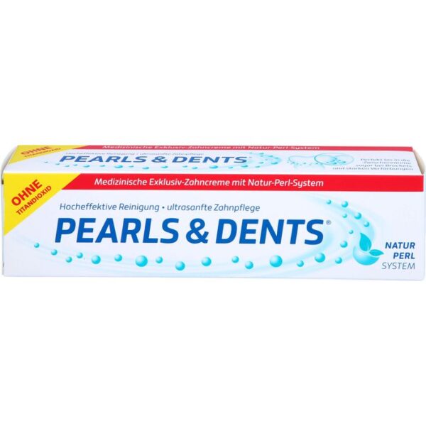 PEARLS & DENTS Exklusiv-Zahncreme ohne Titandioxid 100 ml