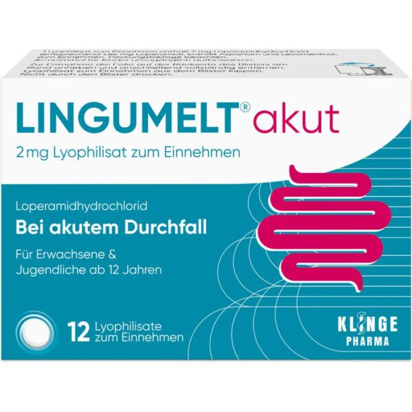 LINGUMELT akut 2 mg Lyophilisat zum Einnehmen 12 St.