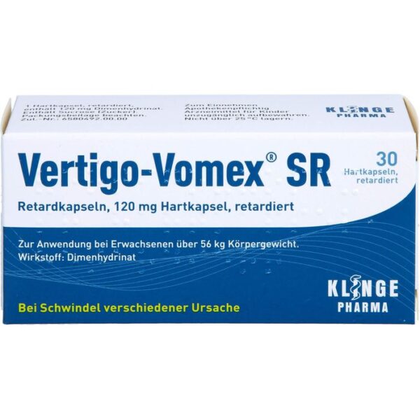 VERTIGO-VOMEX SR Retardkapseln 30 St.