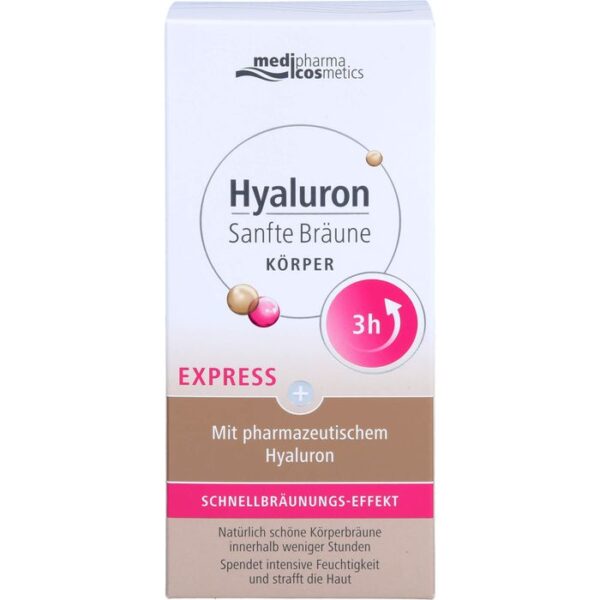 HYALURON SANFTE Bräune Express Körper Creme 150 ml