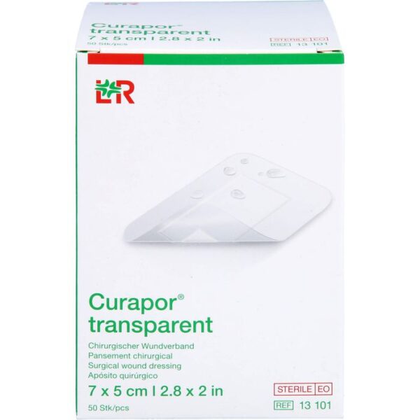 CURAPOR Wundverband steril transparent 5x7 cm 50 St.