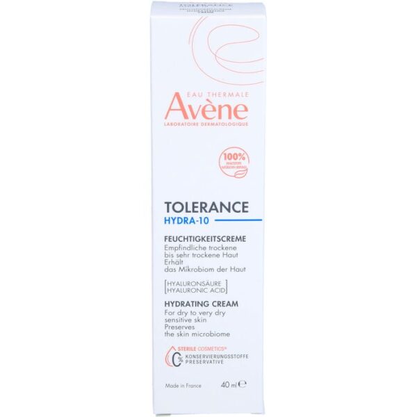 AVENE Tolerance HYDRA-10 Feuchtigkeitscreme 40 ml