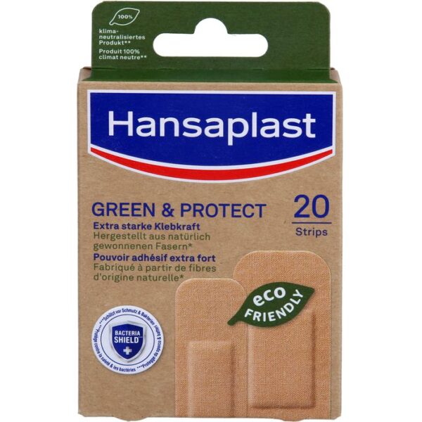 HANSAPLAST Green & Protect Pflasterstrips 20 St.