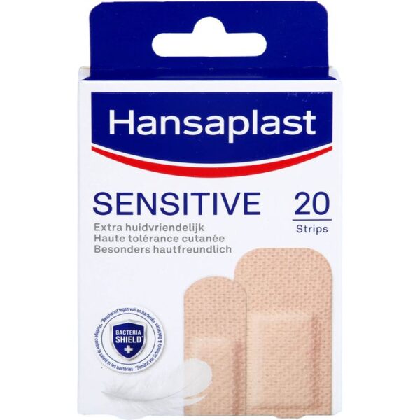 HANSAPLAST Sensitive Pflasterstrips hautton light 20 St.