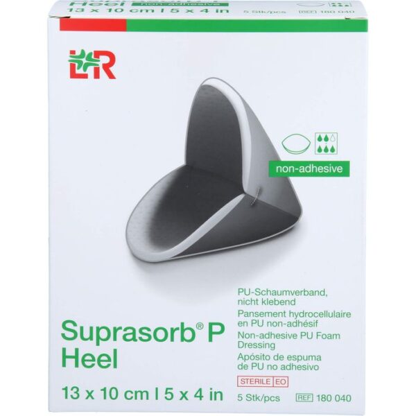 SUPRASORB P PU-Schaumv.Heel 10x13 cm 5 St.