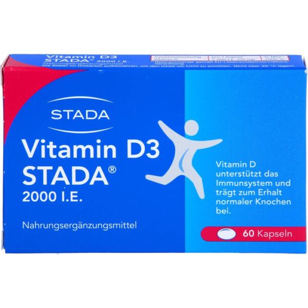 VITAMIN D3 STADA 2000 I.E. Kapseln 60 St.