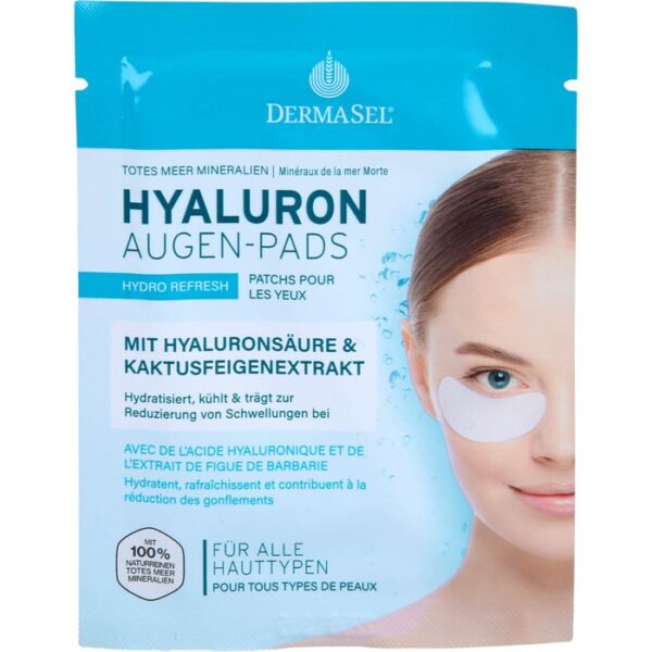 DERMASEL Totes Meer Hyaluron Augen-Pads 1 P