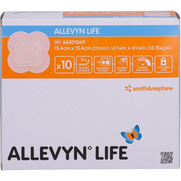 ALLEVYN Life 15,4x15,4 cm Silikonschaumverband 10 St.