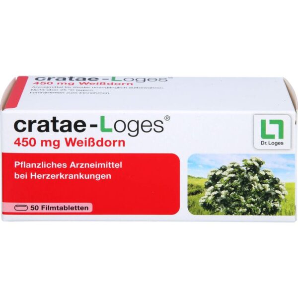 CRATAE-LOGES 450 mg Weißdorn Filmtabletten 50 St.