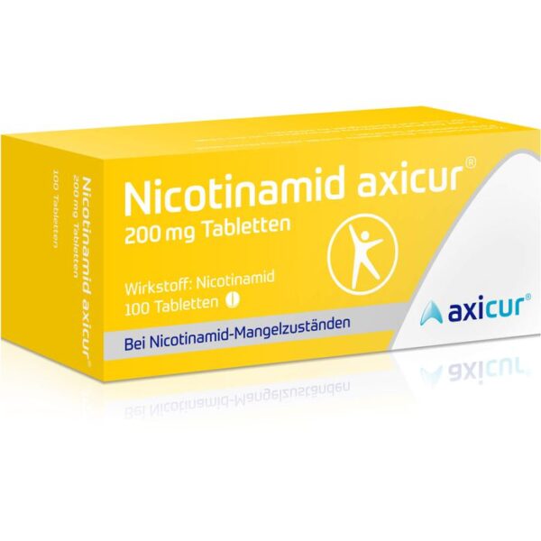 NICOTINAMID axicur 200 mg Tabletten 100 St.