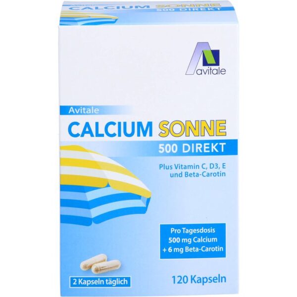 CALCIUM SONNE 500 Kapseln 120 St.