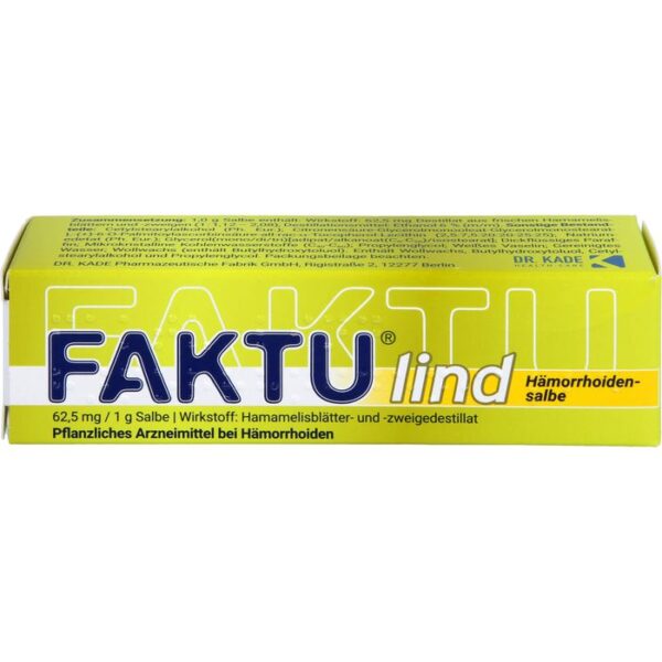 FAKTU lind Hämorrhoidensalbe 25 g