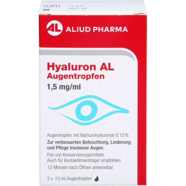 HYALURON AL Augentropfen 1,5 mg/ml 20 ml