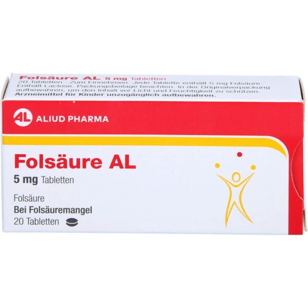 FOLSÄURE AL 5 mg Tabletten 20 St.