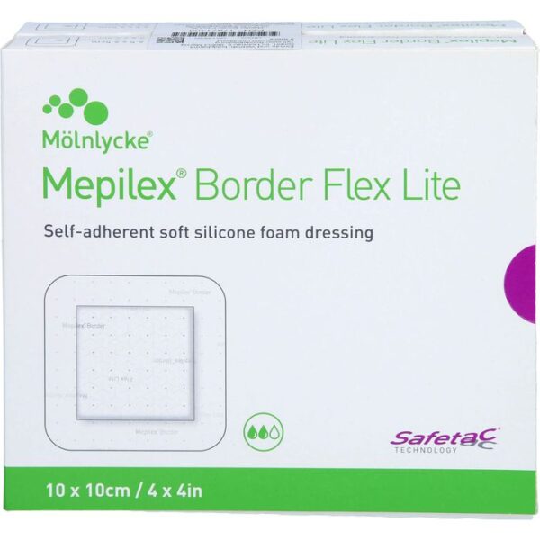 MEPILEX Border Flex Lite Schaumverband 10x10 cm 10 St.