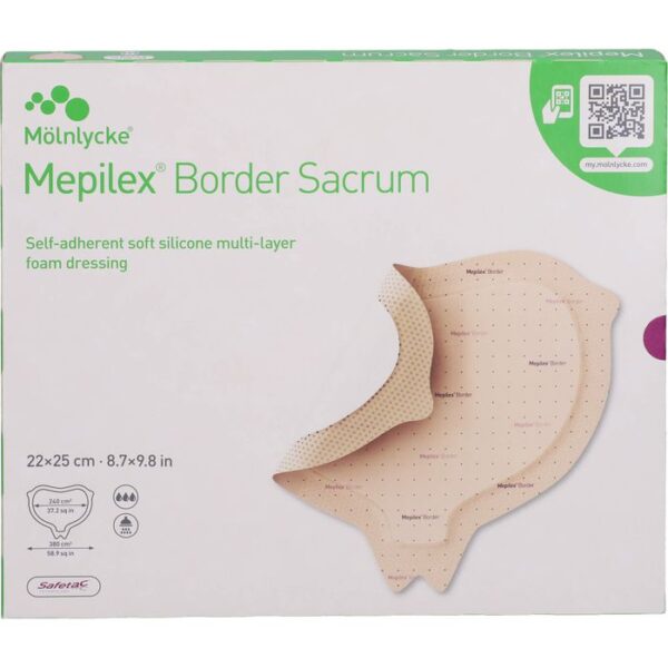 MEPILEX Border Sacrum Schaumverb.22x25 cm steril 5 St.