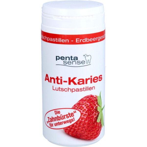 PENTA-SENSE Anti-Karies Lutschpastillen Erdbeere 150 St.