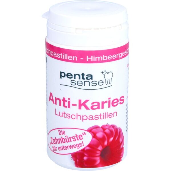 PENTA-SENSE Anti-Karies Lutschpastillen Himbeere 30 St.