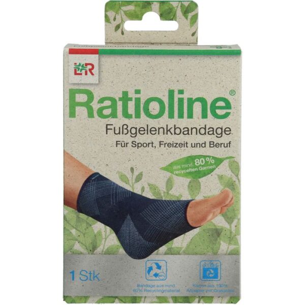 RATIOLINE Fußgelenkbandage Gr.M 1 St.