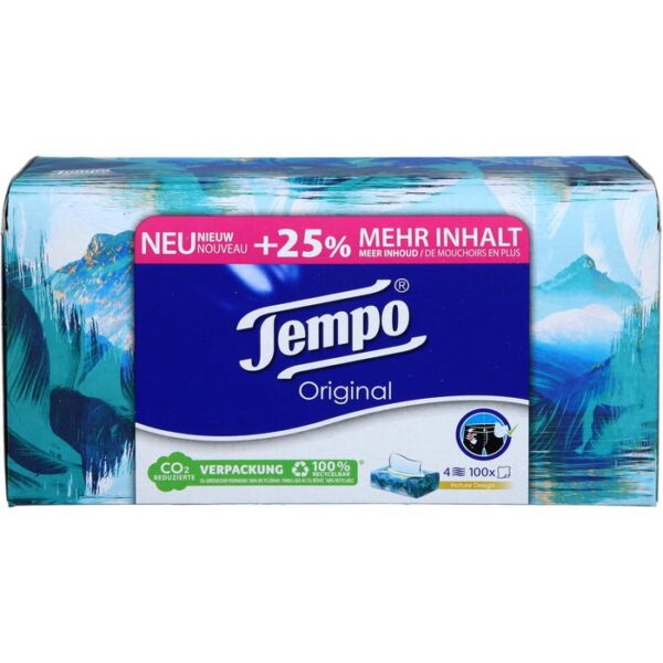 TEMPO Original Taschentücher Box 100 St.