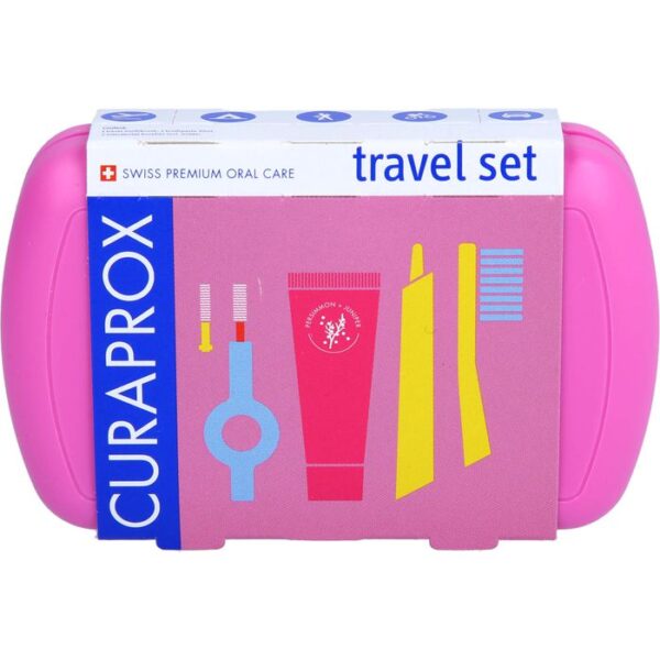 CURAPROX Travel-Set rosa 1 St.