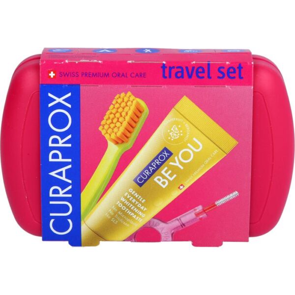 CURAPROX Travel-Set rot 1 St.