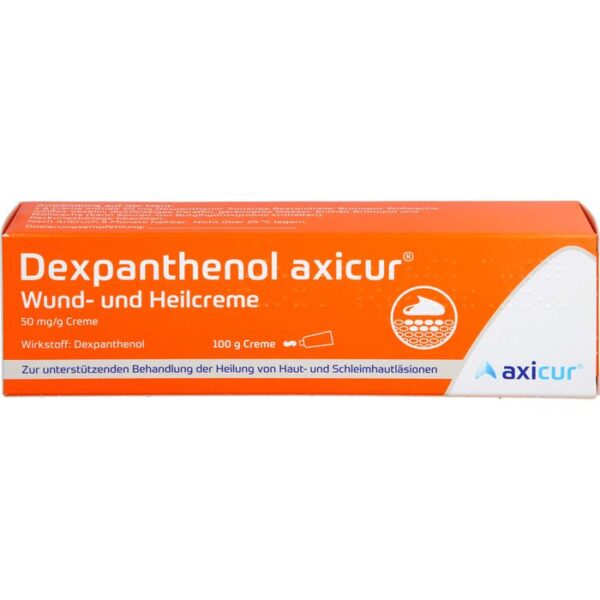 DEXPANTHENOL axicur Wund- und Heilcreme 50 mg/g 100 g