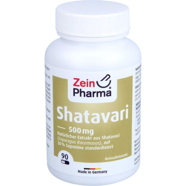 SHATAVARI Extrakt 20 % 500 mg Kapseln 90 St.