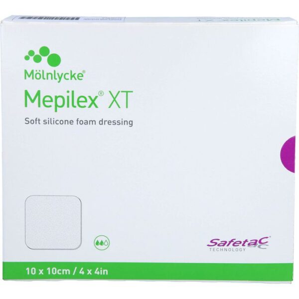 MEPILEX XT 10x10 cm Schaumverband 5 St.