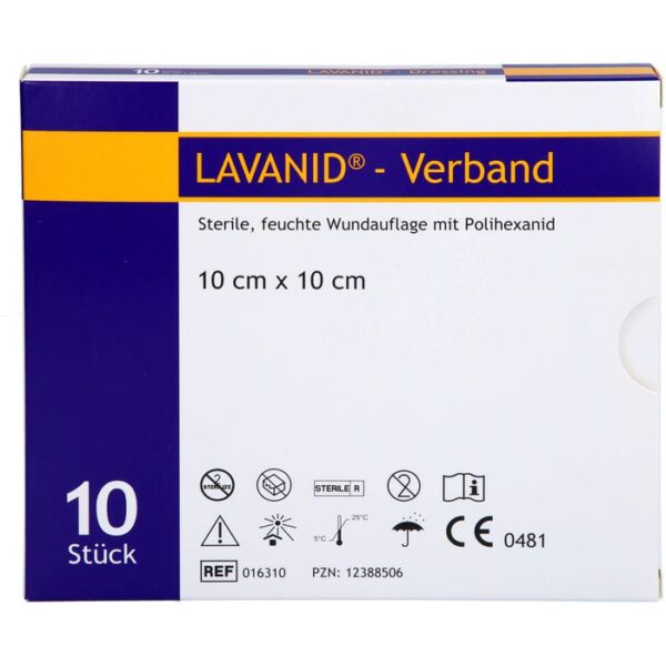 LAVANID Verband 10x10 cm 10 St.