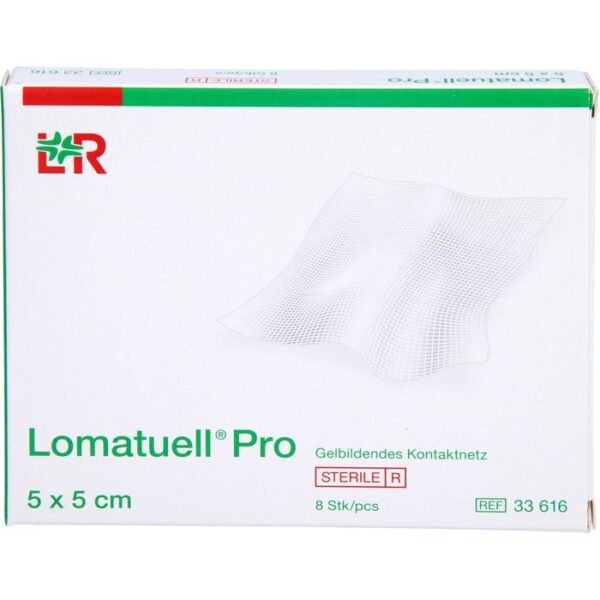 LOMATUELL Pro 5x5 cm steril 8 St.