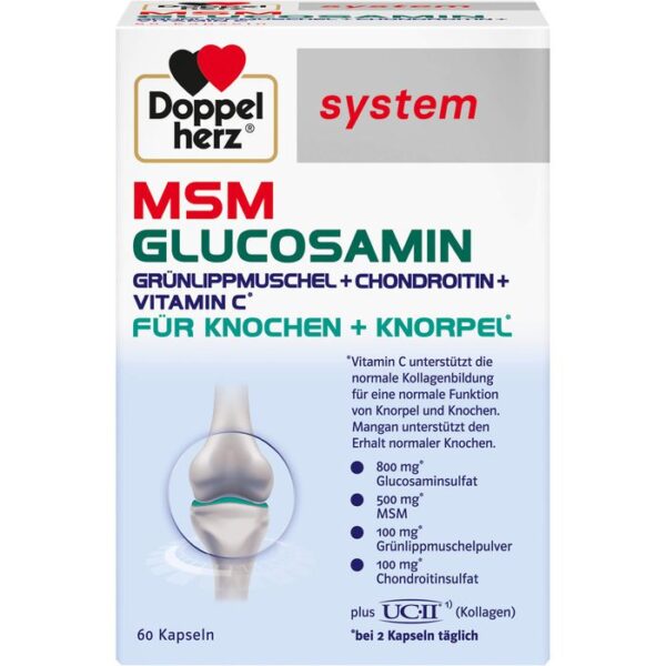 DOPPELHERZ MSM Glucosamin system Kapseln 60 St.