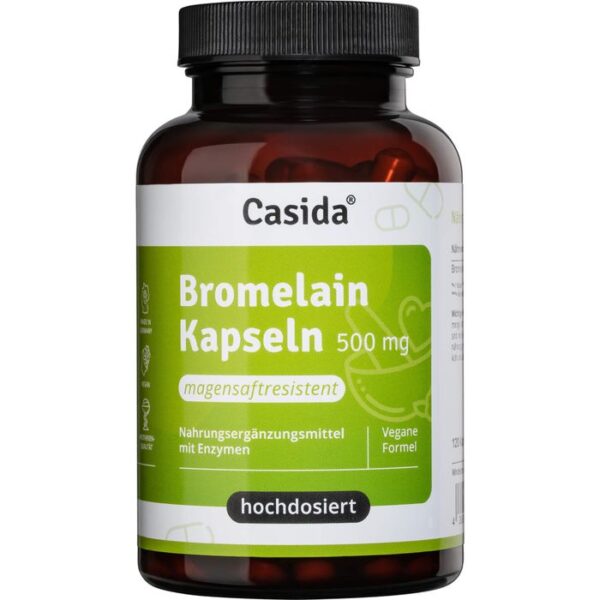 BROMELAIN 500 mg hochdosiert magensaftresist.Kaps. 120 St.